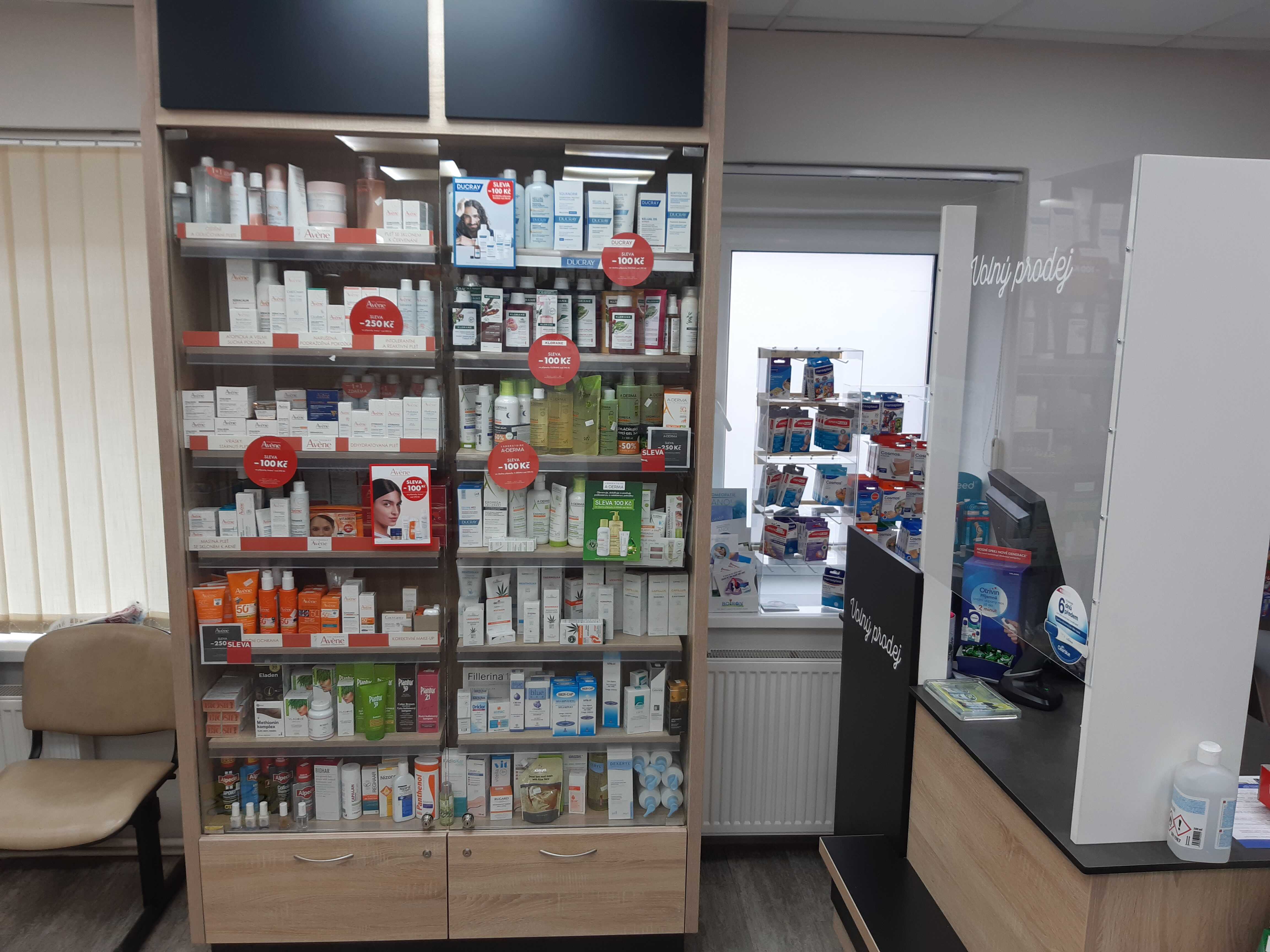 Lékárna Valdek, Hořovice, kosmetika Avene, Ducray, Klorane, Cannaderm, Alpecin, Plantur a jiné